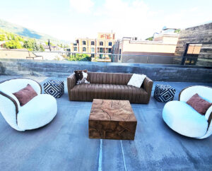 Cowhide Faux Fur Accent Pillow 18″ x 18″