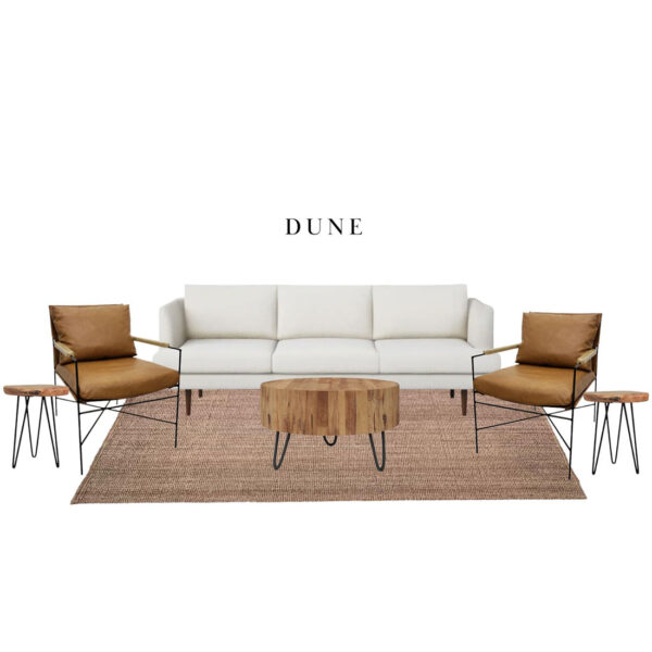 Dune Furniture Collection for rent in Salt Lake City Utah