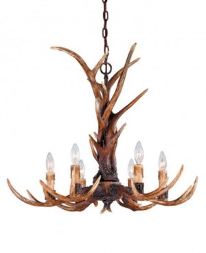 Rustic Antler Chandelier