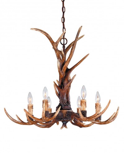 Rustic Antler Chandelier