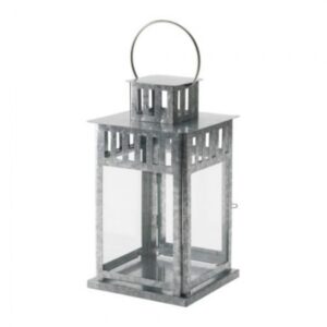 Silver Framed Lantern 11 inch