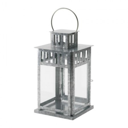 Silver Framed Lantern 11 inch