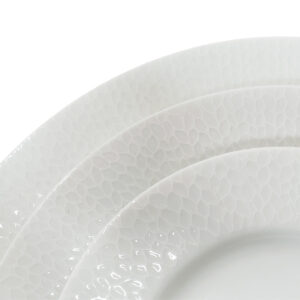 Amanda White Textured China
