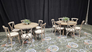 Lakeland 48″ Round Wood Table