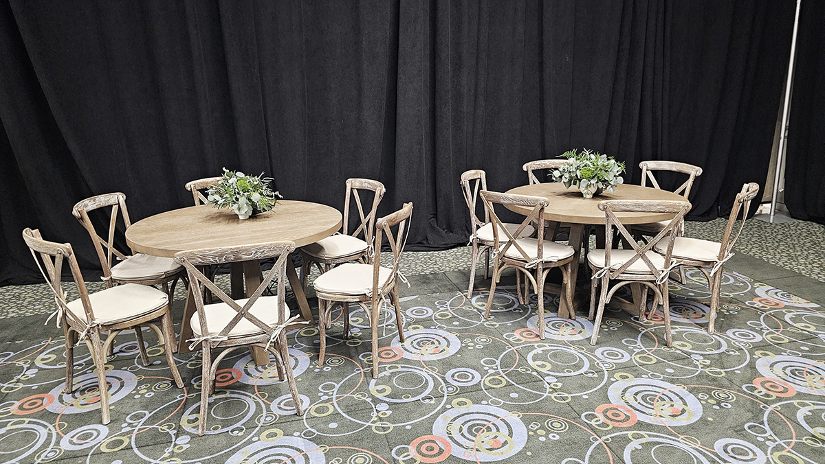 Lakeland 48″ Round Wood Table