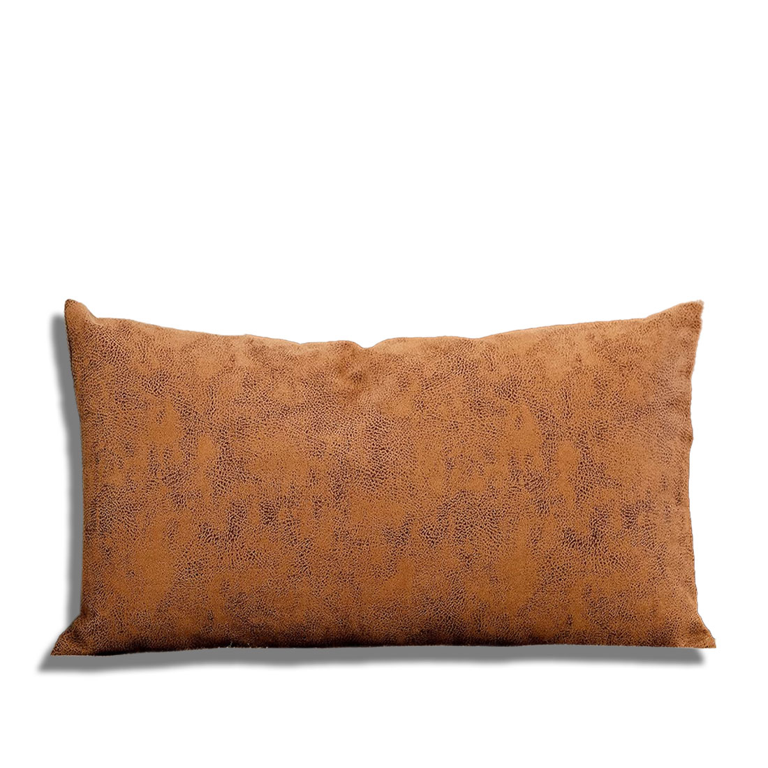Camel faux leather pillow deals