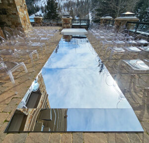 Mirrored Raised Aisle Walkway