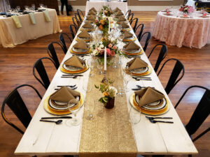 Champagne Gold Iridescent Crush Linen