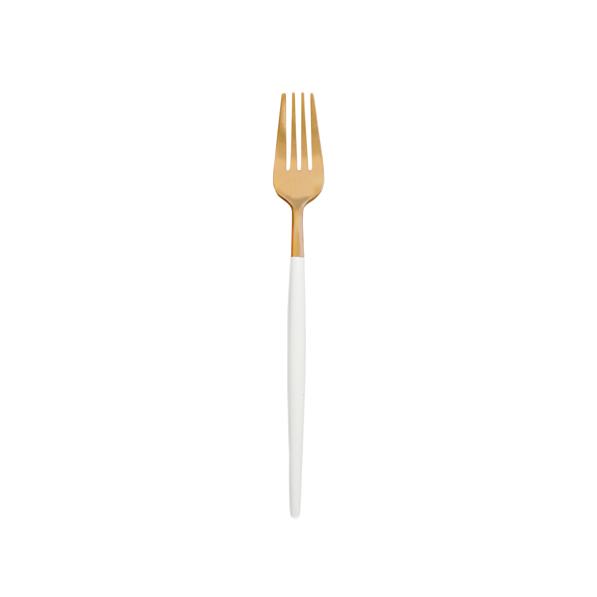 Hampton White & Gold Flatware