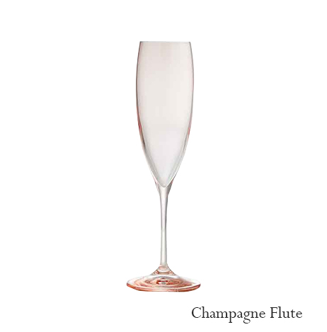 Aurora Blush Glassware Collection