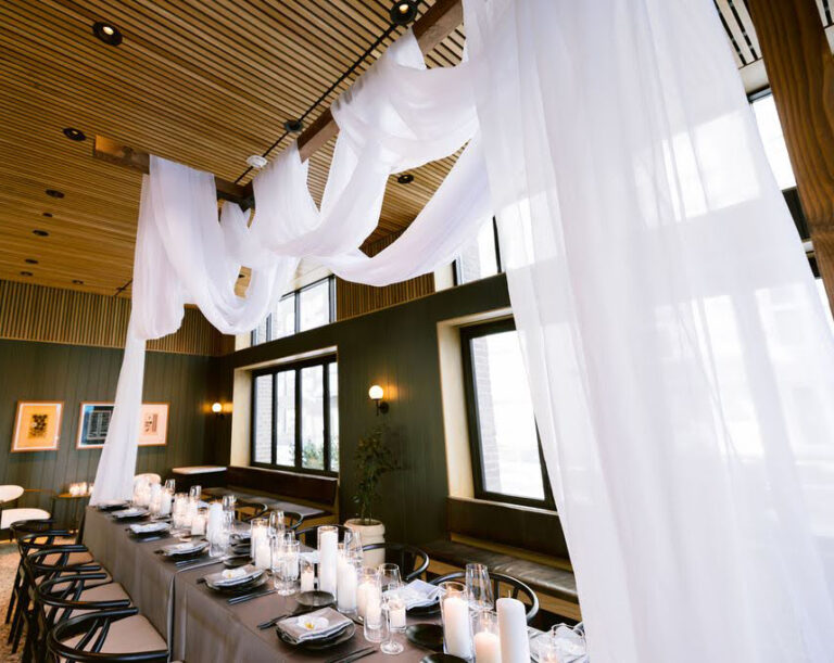Drape and Lighting - All Out Event Rental
