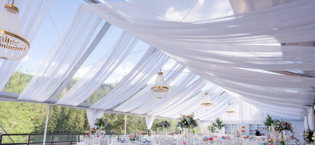 Drape and Lighting - All Out Event Rental