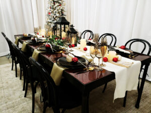 Edison Black Cherry Table 8′