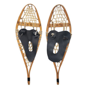 Vintage Snowshoes with Black Straps
