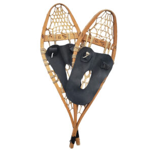 Vintage Snowshoes with Black Straps