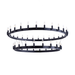 Metal/ Fabric Chandelier/Lighting