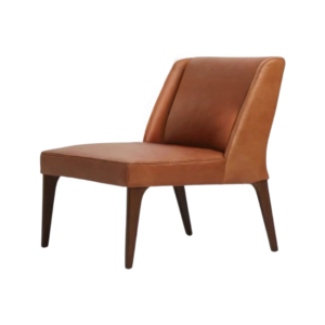 Stella Leather Slipper Chair