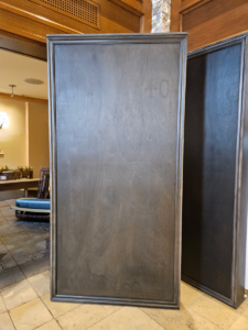 Wood Grain Faux Wall