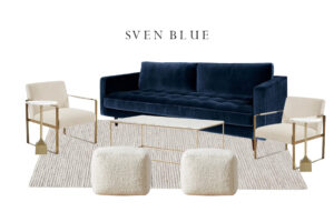 Sven Blue Furniture Vignette