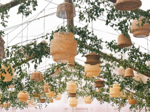 Florence Rattan Chandelier