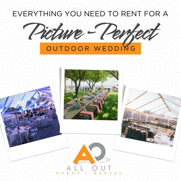 Everything You Need to Rent for a Picture-Perfect Outdoor Wedding - All ...