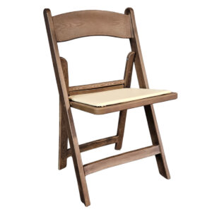 Fruitwood Folding Resin Chairs