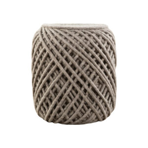 Gray Rope Pouf/Ottoman