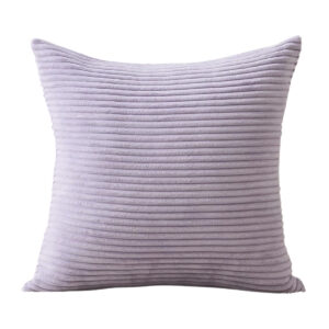 Lavender Velvet Corduroy Pillow 20″x20″