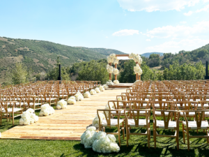 Natural Wood Walkway