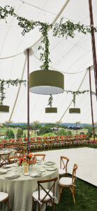 Olive Green Drum Chandelier