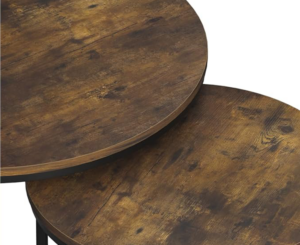 Rustic Brown Nesting Table