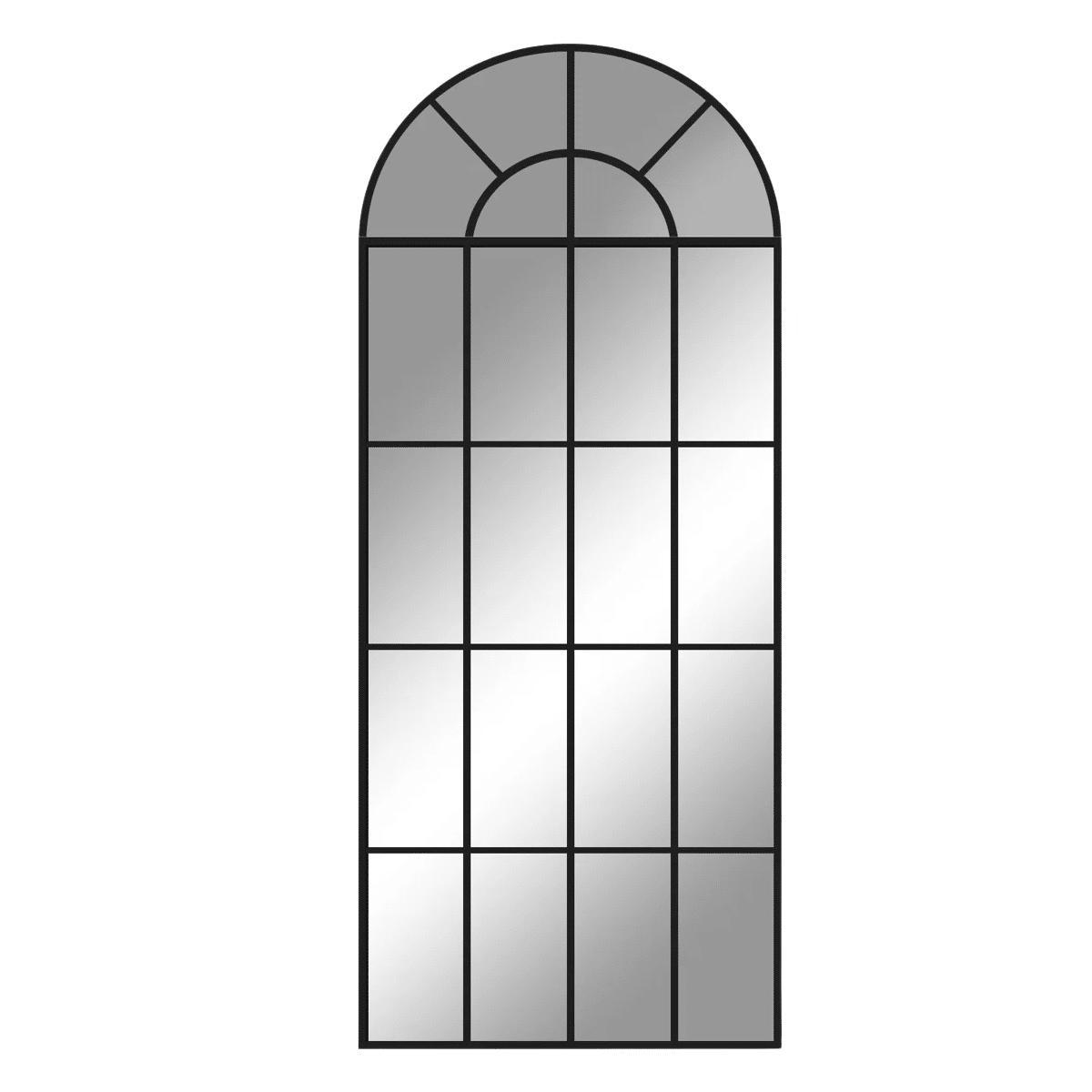 Arched Window Pane Mirror