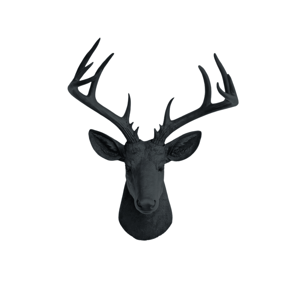 Faux Deer Head Wall Mount