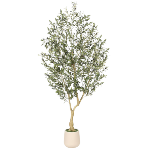 Faux Olive Tree 7′ with Planter