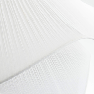 White Fabric Petal Chandelier