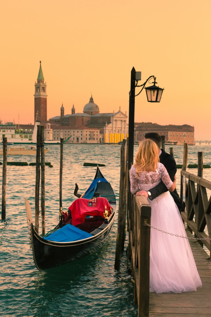 Just married in Venice, Italy.